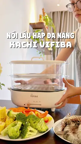 Nồi lẩu hấp đa năng Kachi Vifiba  #tuhaohangviet #noilauhapvifiba #vifiba #homemadeby_mia 