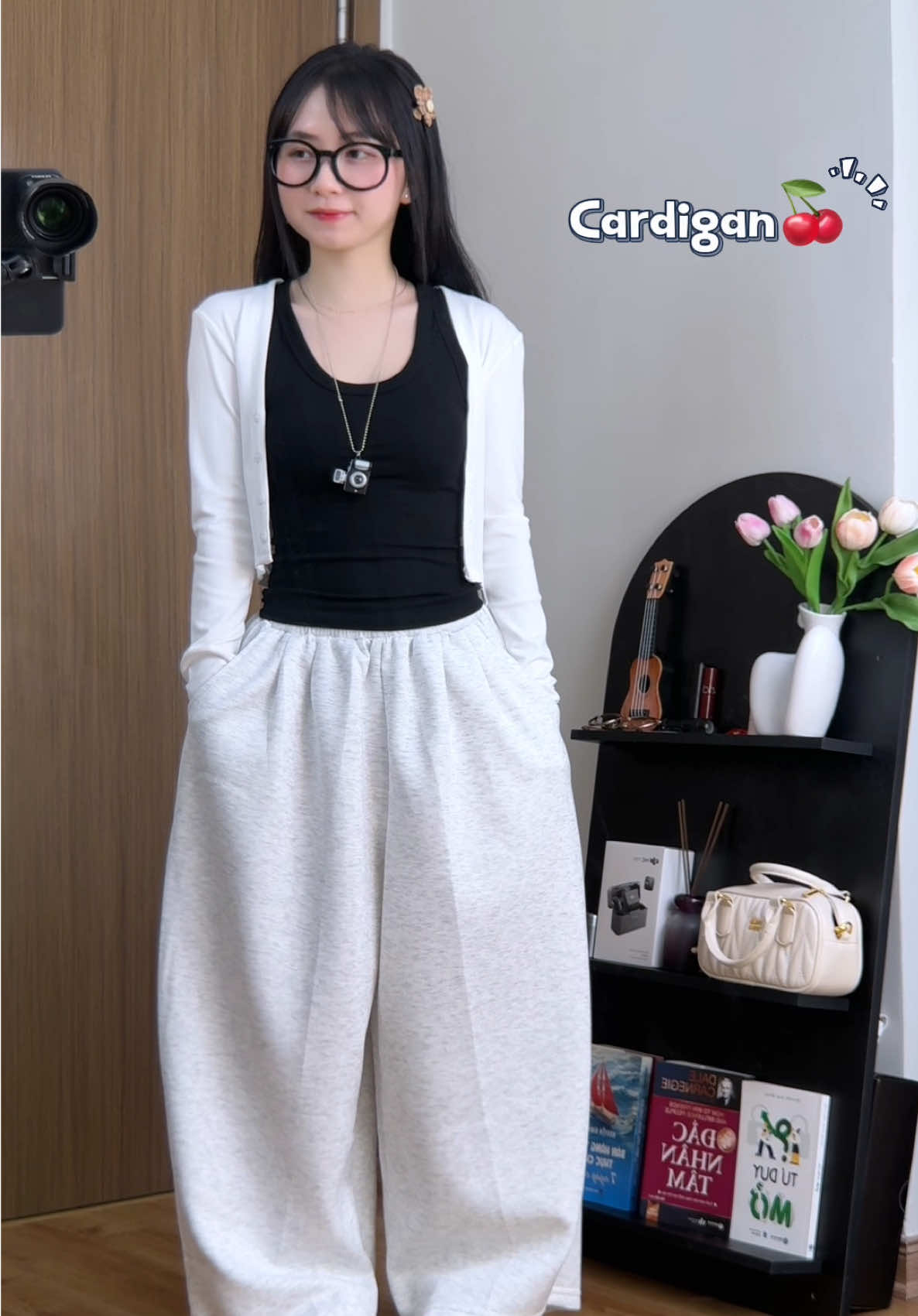 Chân ái cho mb hay tự ti !!! 🍒 #xuhuong #cardigan #outfit #meozbasic 