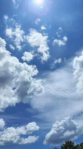 “Di atas kepala kita, awan berjalan perlahan, seolah tak pernah terburu-buru. Langit membentang biru, menenangkan mata dan hati yang lelah. Ada bisikan lembut dari angin, mengajak kita berhenti sejenak, merasakan betapa indahnya dunia saat kita mau melihatnya. Hari ini, biarkan pikiranmu ikut mengapung bersama awan—ringan, damai, dan bebas.” ☁️💙✨#awan #langit #langitaesthetic #sky #clouds #fyp #foryou #astrophile 
