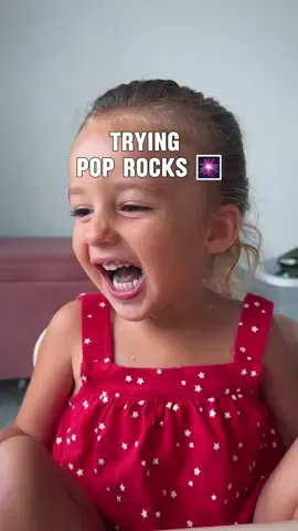 Trying Pop Rocks ✨ #nelsontriplets #toddlersoftiktok #sistersforever #toddleractivities #reactionvids 