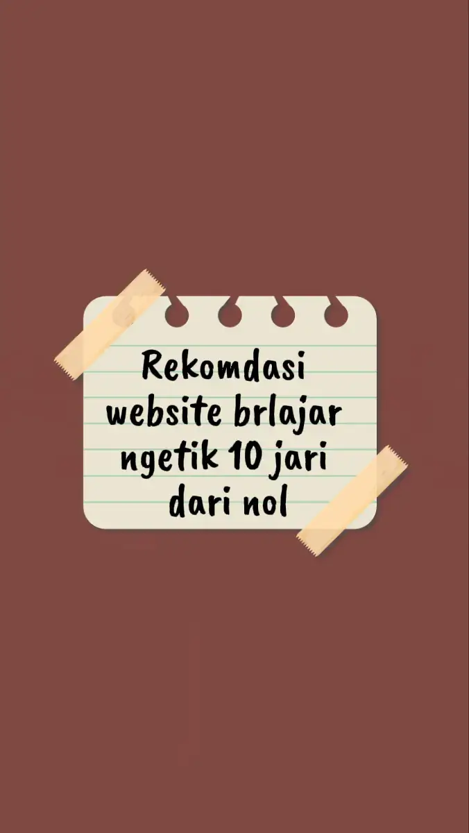 post ulang soalnya vt sebelumnya di slide pertama pas diposting kosong gak ada keterangannya padahal udh d edit sampul, kenapa ya ada yang tau? #BelajarMandiri #belajarngetik #SelfImprovment #Produktifbareng #Ngetik10jari 
