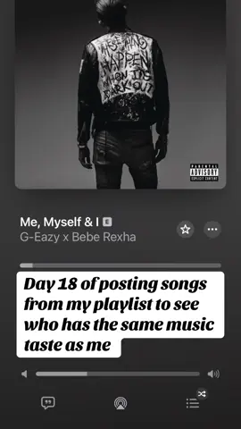#greenscreen today song is me myself and I by G-Easy and @Bebe Rexha #music #fyp 