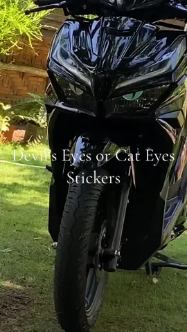 3D Night  Light Cat Eye Or Devil’s Eyes Stickers For Motorcycle Headlight Decals. #devilseyes #accessories #motorcycle #headlights #decals 