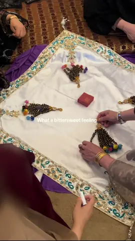 The making of my desmal 🥺🤍 #fyp#desmal #afghan #shirnikhori #explore 