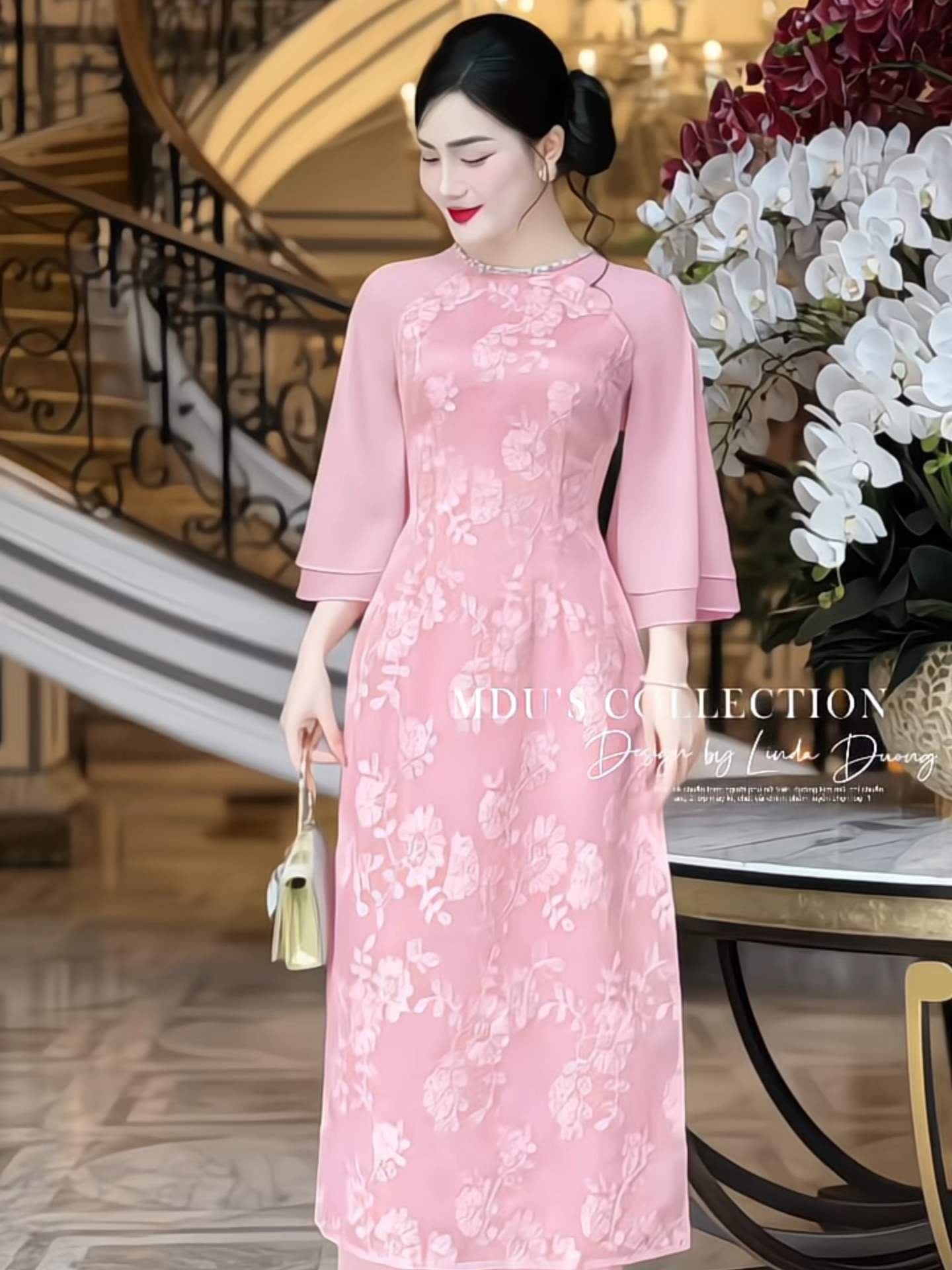 BST áo dài MDU4590 - MDU4591 – Duyên Dáng Từng Đường Kim Mũi Chỉ, Nét Thanh Nhã Gợi Nhớ Truyền Thống. #vaythietkecaocap #mdufashion #xuhuong #vayxinh #MDU #mdu