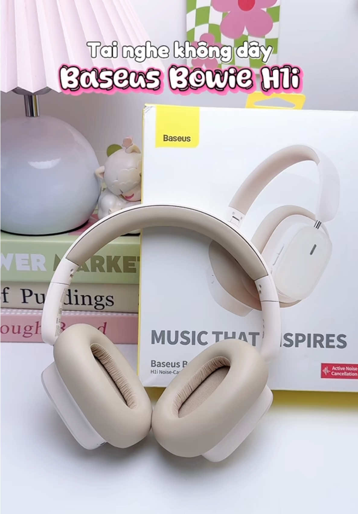 Tai nghe chụp tai Baseus chống ốn nè #tainghechuptai #tainghebluetooth #tainghekhongday #headphones #tainghebaseus #baseus #baseusvietnam #tainghechongon 