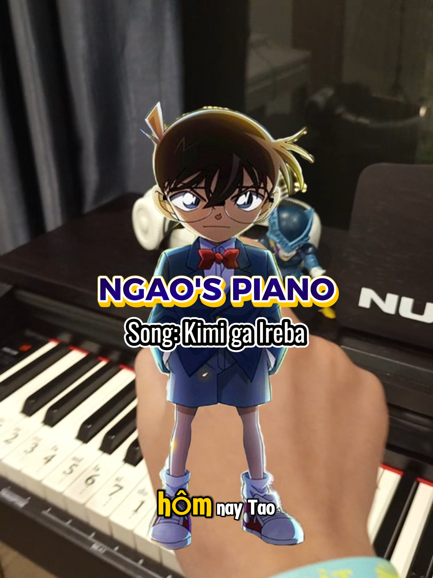 Kimi ga Ireba Phần 1 Mấy con vợ mê Conan bơi hết vào đây #ngaopiano #pianocover #tuhocpiano #pianomahoaso #bwgr #conan