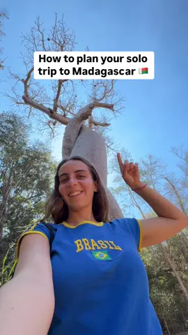 Here is exactly how to plan your solo trip to Madagascar 🇲🇬  Step 1: Decide what spots you want to see There are many regions worth exploring in Madagascar. Where you go will depend on what you want to see. Step 2: Book your tour  Doing a self-guided tour is almost impossible in this area of Madagascar because the roads are in such terrible conditions 😅 which is why I highly recommend booking a tour with an agency.  I booked my off-road expedition with @madaassist They were very professional and quick to reply to all the questions I had during the trip. I was able to personalize my journey to include all of the important places I wanted to see and make the most out of my trip. (They also offer tours in other regions of Madagascar). Step 3: Transportation to your destination  I booked my bus from Antananarivo to Morondava with Soatrans (through their website). Step 4: ENJOYYYY AND TAKE PICS 🤩 This is was by far one of the most memorable solo trips I’ve taken in my life and I am so happy I stepped out of my comfort to go on this unforgettable adventure 😍 Save this for your future solo trip to Madagascar 🇲🇬  #solotravel #solotrip #solofemaletravel #visitmadagascar 