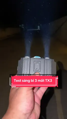 Test độ sáng TX3 3 mắt làm trợ sáng, bi gầm oto xe máy #bi3mattx3 #bigamtx3 #trosangtx3 