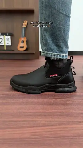 Men’s Lightweight Work Shoes 🥾 #menshoes #workboots #workshoes #boot #shoes #spotlightfinds #TikTokShop #tiktokshopsummerturnup 