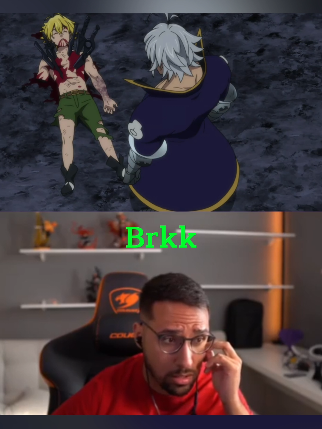 brkk assistindo nanatsu #brkk #Anime #react #fyp #meliodas 