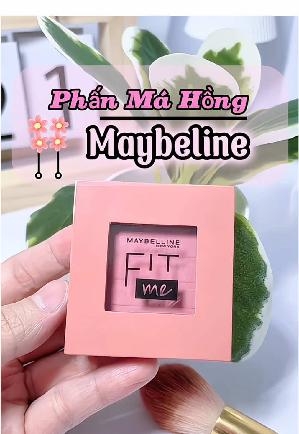 Phấn má hồng mịn lì chuẩn màu Maybelline Fit Me Blush 4.5g ##maybelline##viralvideo##reviewlamdep