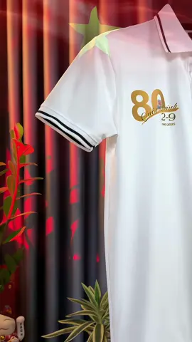 Áo thun Polo Việt Nam VN-80 năm QUỐC KHÁNH 2/9 #aopolo #aopoloquockhanh #quockhanhvietnam 🇻🇳 #xuhuongtiktok 