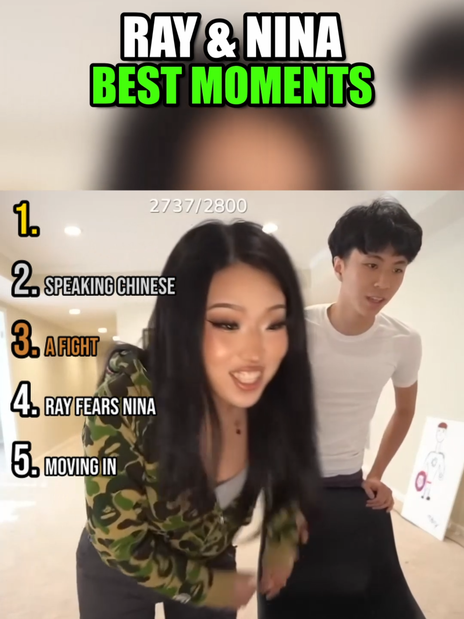 Ray & Nina Lin Best Moments EVER #rayasianboy #ray #kaicenat #ninalin #top5 #fyp #ranking