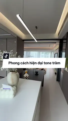 Nội thất chung cư phong cách hiện đại tone trầm #master2025bytiktok #nhadephiendai2025 #nhadep #nhadephiendai #antamlamnha 