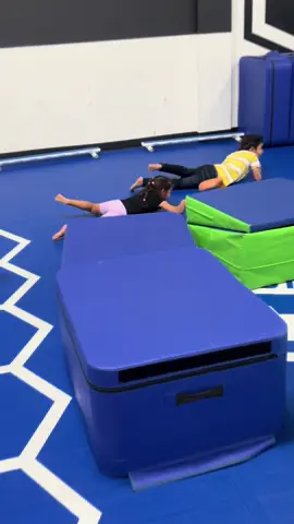Crawl like a snake 🐍  #kidsoftiktok #kidsgym #kidstrong #fyp #motherdaughter 