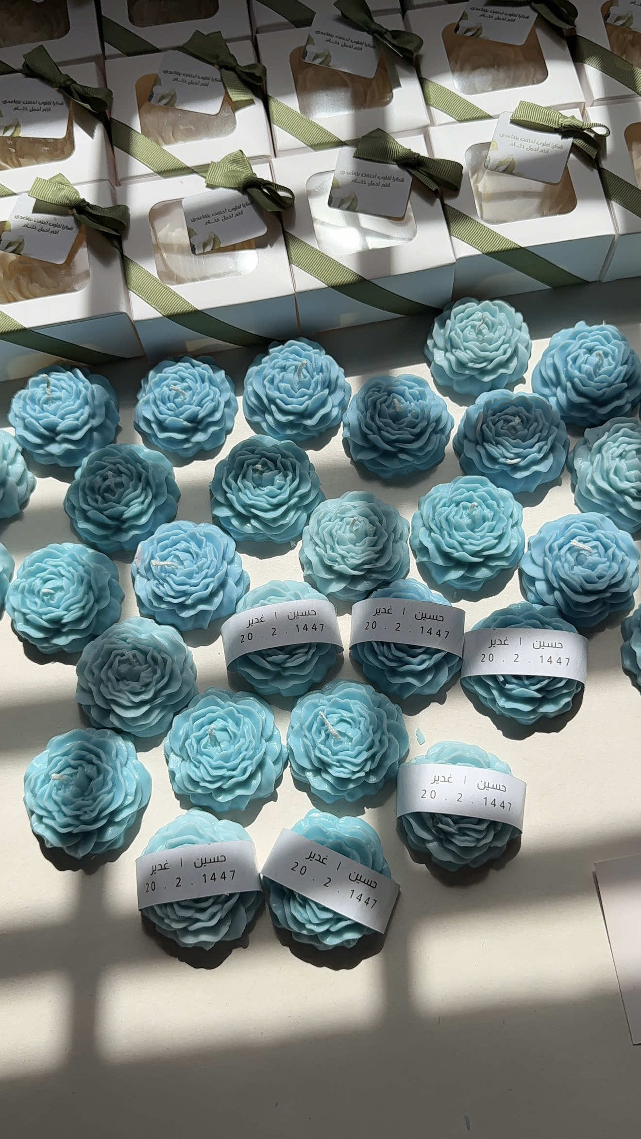 شموع ورد الجوري الصغيره..✨🌸#شموع_فلورا #شموع_الزمن_القديم #شمعدانات🕯️✨ #شموع_ورد_الجوري_فلورا #توزيعات_فلورا 