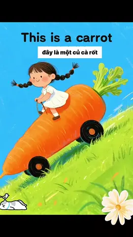 Luyện tiếng anh mỗi ngày  P14: This is a carrot #xaykenhtiktok #LearnOnTikTok #hoctienganh #viral 