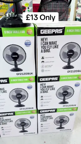 TABLE FANS & STANDING FANS ARE AVAILABLE IN OUR STORE ❤️❤️ PRICE : TABLE FANS £13 ONLY STANDING FANS £20 ONLY  💙 Limited Stock First Come First Serve 💙 OPEN 7 Days Monday to Sunday 10.00 AM to 19:00 PM INSTORE ✅ (Please note prices/offers you see on this page are in store prices only) ADDRESS: UNIT 3 EXECUTIVE HOUSE, PATRICK GREGORY ROAD , WV11 3DU #Savemorecashcarry #wolverhampton #bargain  #fans #tablefans 