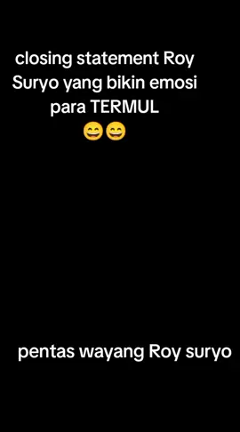 #roy Suryo jadi dalang