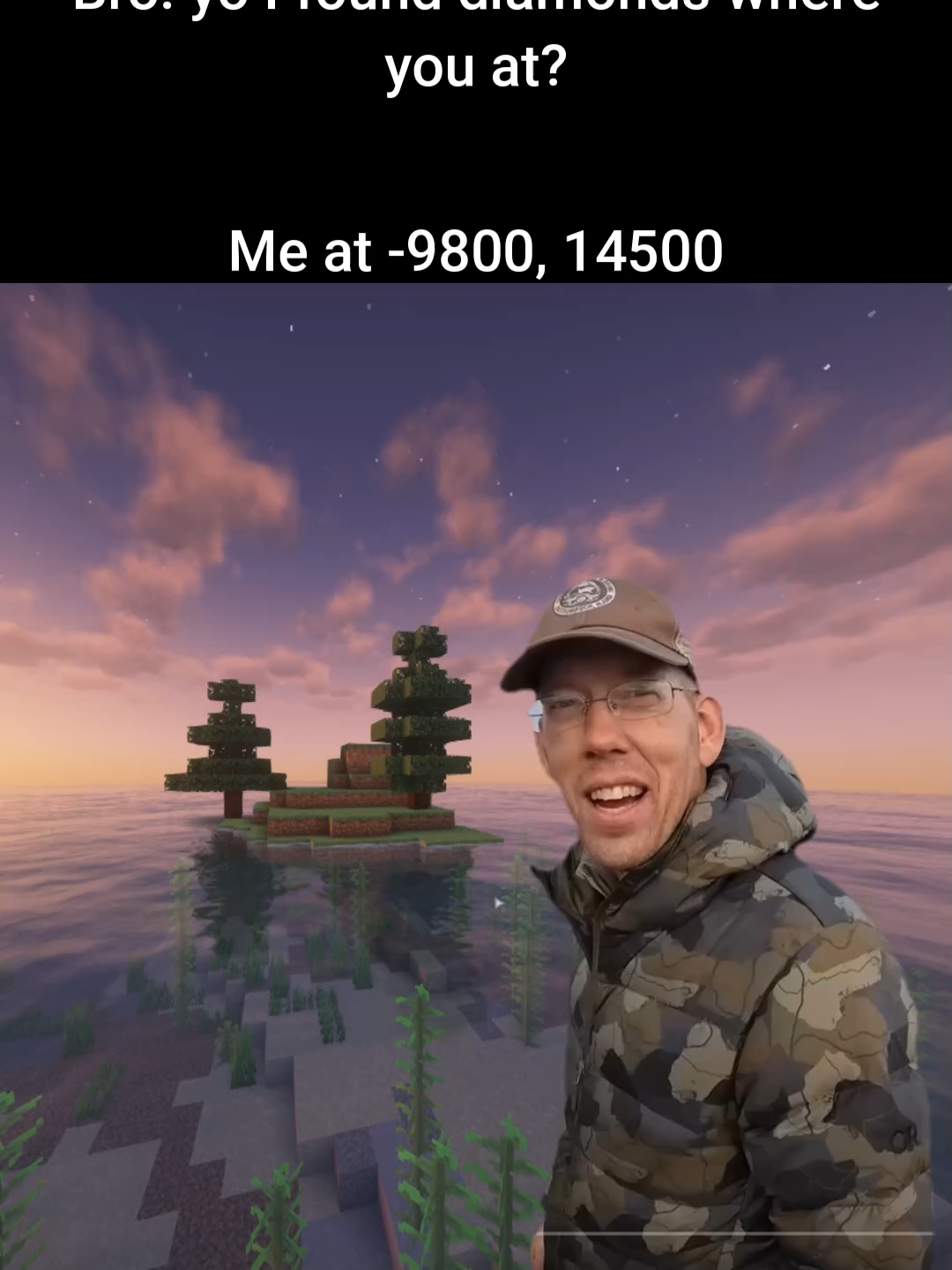 gotta find a place to build a house #minecraft #meme #minecraftmeme #funny #viral #fyp