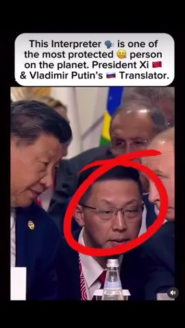 Most Respected Translator in the World who translates for Chinese President and Russian President 