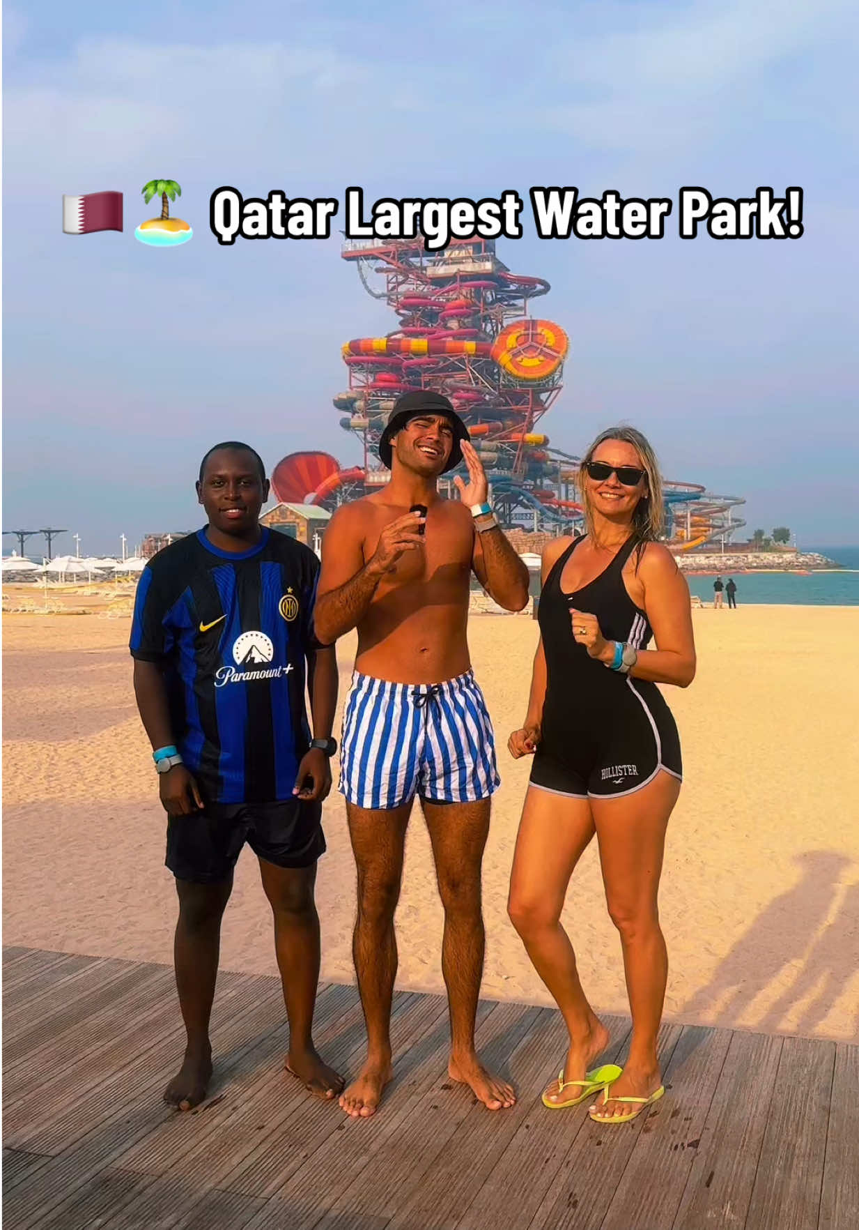 MERYAL WATER PARK – Qatar’s Ultimate Splash Destination! 💦🌊 🏝️ Located on Qetaifan Island North, Meryal is the largest water park in Qatar 🎢☀️, bringing thrills, chills, and endless fun for all ages! 🎯 Key Highlights: 🎢 45+ water slides & rides for every adventure level! 🏄‍♂️ Record-breaking attractions 🌍🔥 🏖️ Wave pools, lazy rivers, and kid-friendly zones 👶💛 🍔 Delicious dining spots & shaded rest areas 🌴 ✨ Whether you’re chasing adrenaline or just floating the day away, Meryal is your go-to destination for the ultimate splash adventure in Qatar! 🚀💙 #qatar #meryalwaterpark #lusail #doha #qatarsummer 
