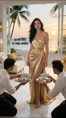 Love that provides. Loyalty that protects. The future dresses in gold. ✨ #queenenergy #divinefeminine #luxurylife #foryou #matriarchy #spoilher #viralreel #womeninmensfields 