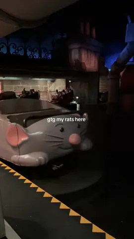 uber rats🐭 #disneyland #disneylandparis #ratatouille #disneyrides 