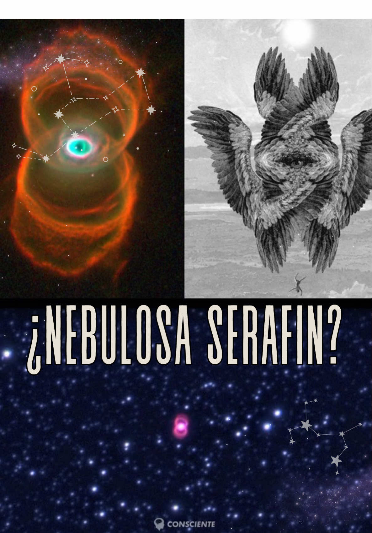 •¿NEBULOSA - SERAFIN? #teologia #biblia #cristianostiktok #iglesia #universo #angeles #serafin #queribin #arcangel #angeologia #nebulosa #universo #dios 