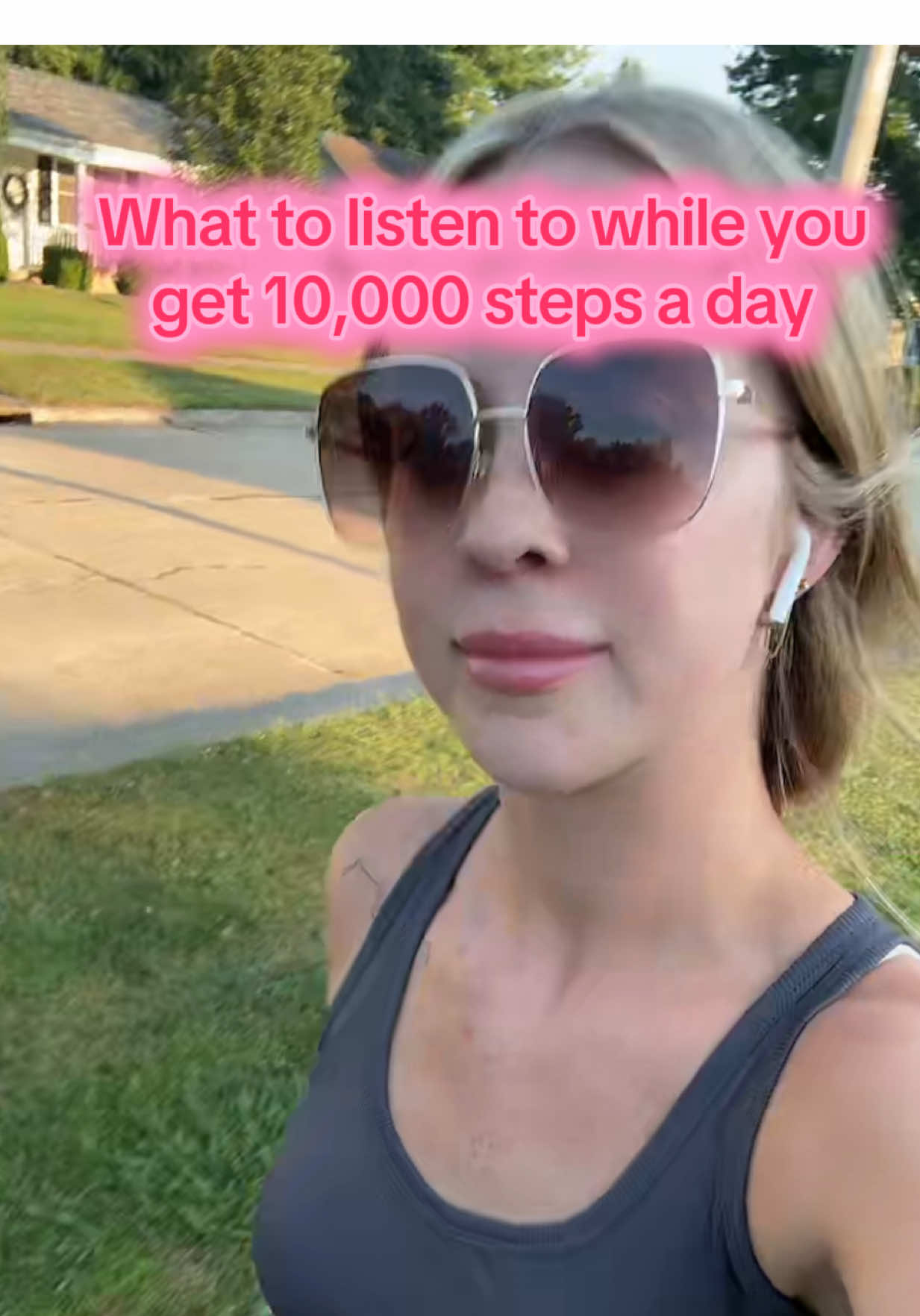 Tuesday tips for 10k a day 😇 what to listen to while you get your steps in🙂 #10ksteps #walkchallenge #Fitness #motivation #tips 
