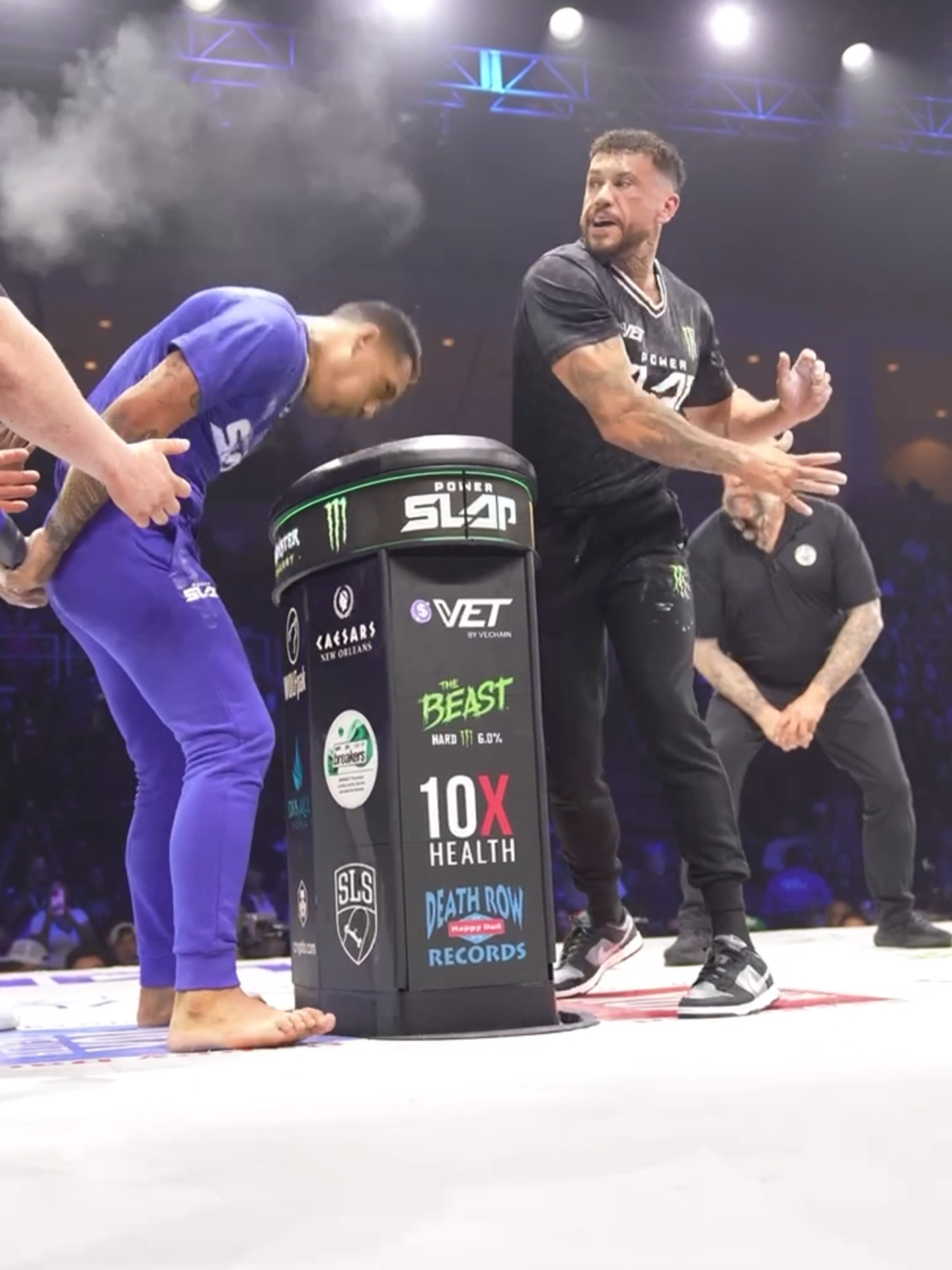 This man knows a thing or two about KOs 💥  [ $VET #PowerSlap15 | Fri Oct 3 | Live from @fontainebleaulasvegas | Tix on sale NOW 🎟️ ]