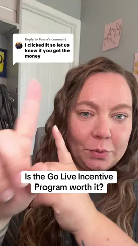 Replying to @Tessa  do I feel like the Tiktok go live incentive program is worth it?  ABSOLUTELY YES! #tiktoktips #tiktoktipsandtricks #LIVEIncentiveProgram #LIVEStory #PaidPartnership 