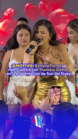💃🎤 ¡Reencuentro esperado! 😍 Estrella Torres y Thamara Gómez se volvieron a encontrar en la presentación de Son del Duke en Chiclayo, encendiendo el escenario con su carisma y toda su energía cumbiambera. 💛✨ 📻 94.9 FM 📺 Karibeña TV: 6.2 . . #Karibeña #Cumbia #EstrellaTorres #ThamaraGómez #SonDelDuke #Reencuentro