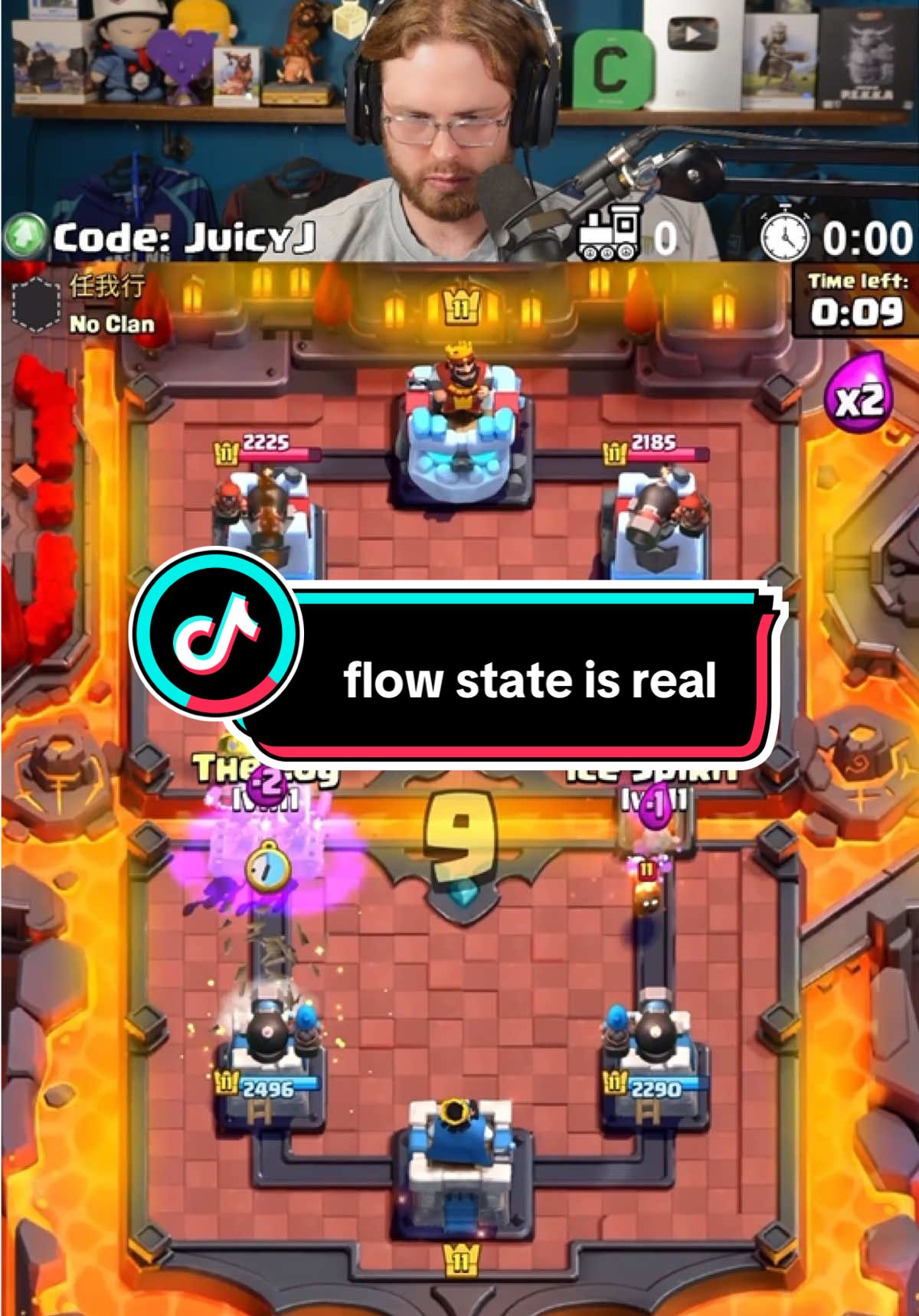 FLOW STATE IS REAL #streamer #clashroyale #GamingOnTikTok #juicyjcr #WhatToPlay 