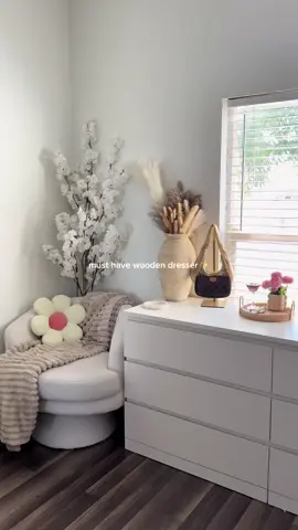 Must have wooden dresser! I have two 😍 #fyp #bedroommakeover #woodendresser #6drawerdresser #furniture 
