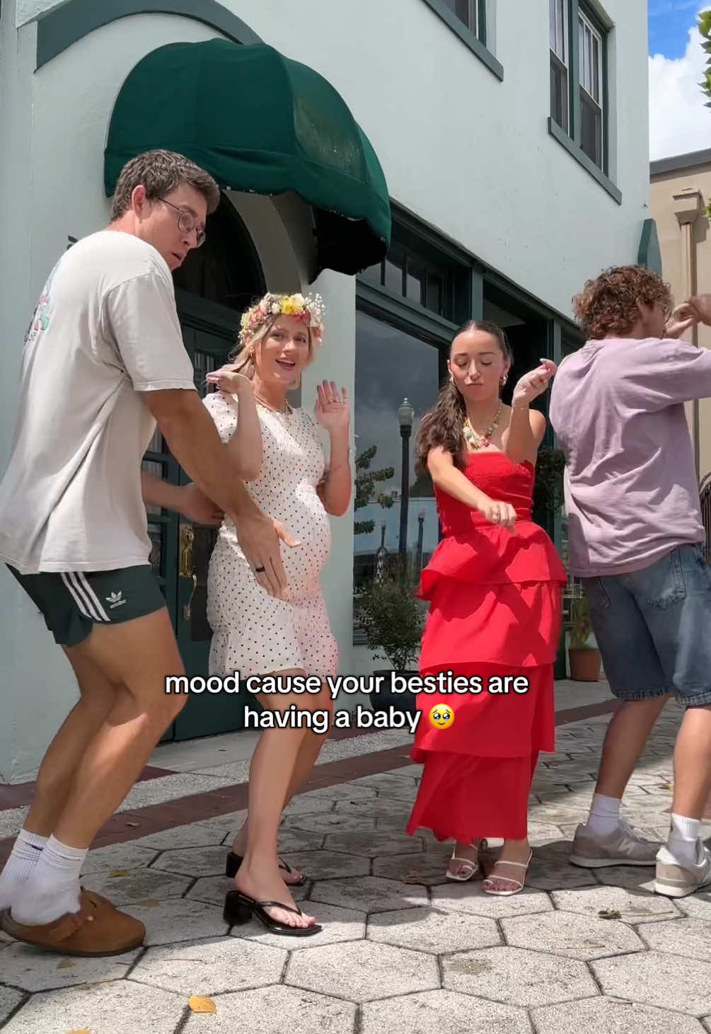 time to be auntie & uncle pt. 3🥹 #baby #pregnant #besties #dance 