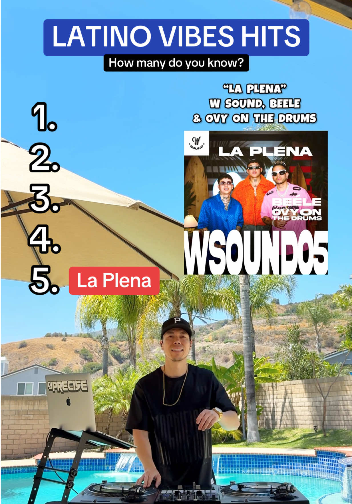 How many of these songs from Topsify’s ‘Latino Vibes Hits’ playlist do you know? 🔥 #songofthesummer #playlistlatinovibes 