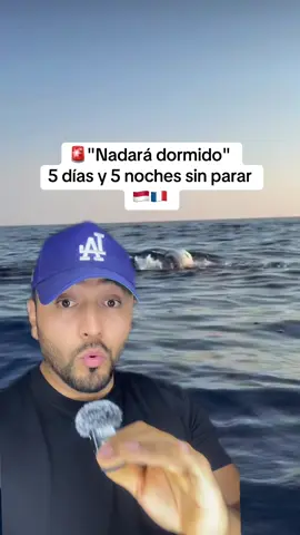 Noam Yaron, says he will be swimming for 5 days and 5 nights non stop. A Swiss man is currently trying to break the record for longest continuous swim in a wetsuit by swimming 112 miles (180km) from Calvi, France to Monaco. #alfredomx #noamyaron #swimming #calvifrance #monaco  