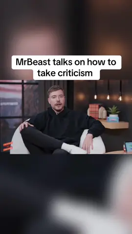 MrBeast talks on how to take criticism #fyp #viral #mrbeast 