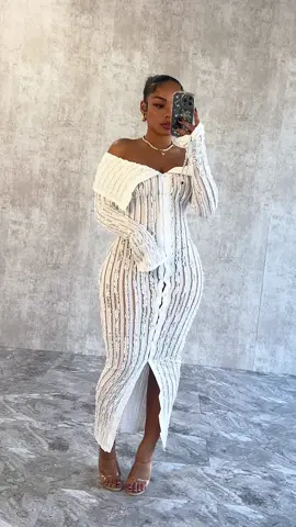 The ICONIC “Melody Off Shoulder Mesh Dress” at edgebyks.com #edgebyks #fyp #dress #OOTD #mididress 