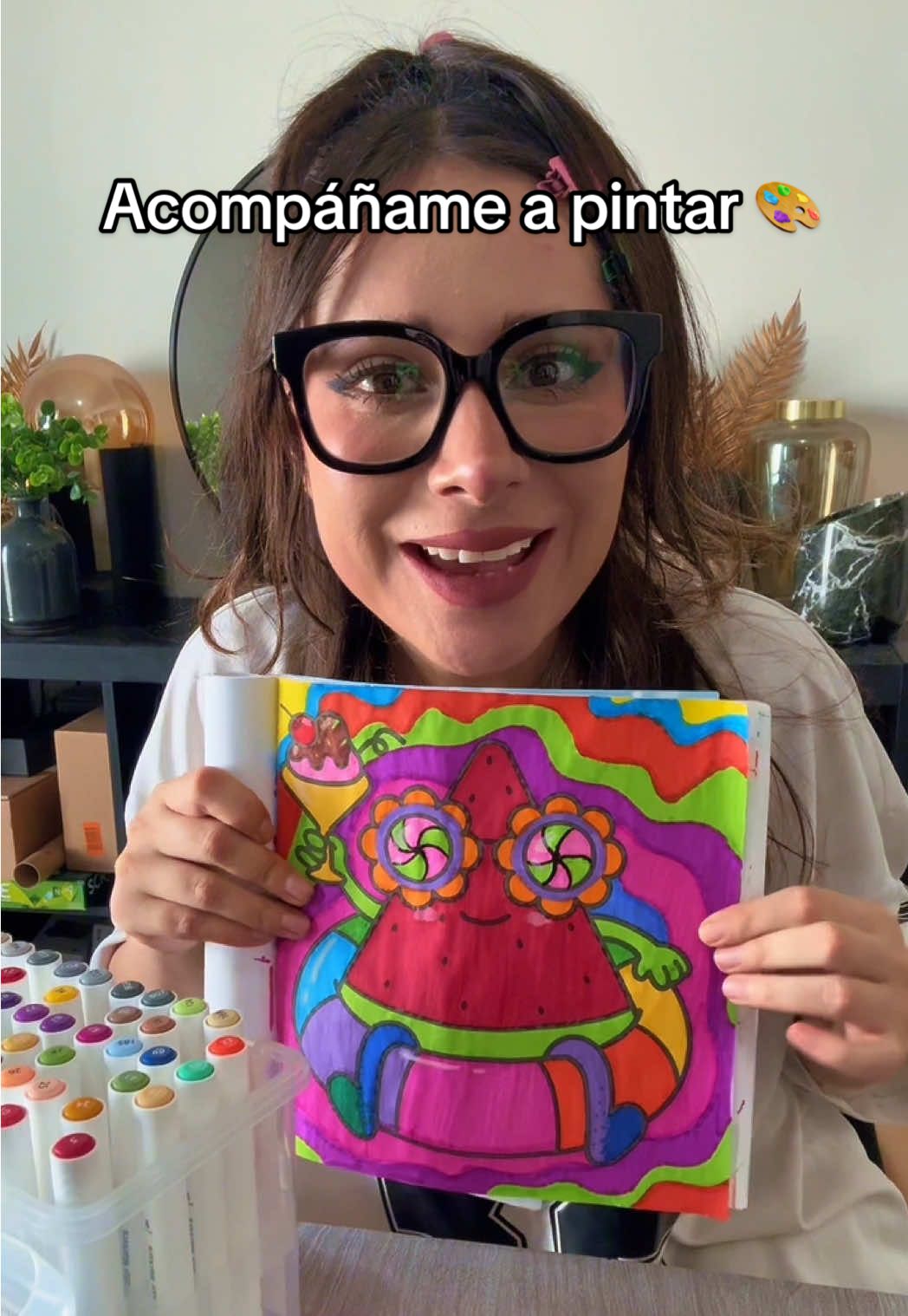 Que debo mejorar, aún sigo viendo los pinceladas  🥲 #painting #pintando #pintar #coloringbook #coloring  