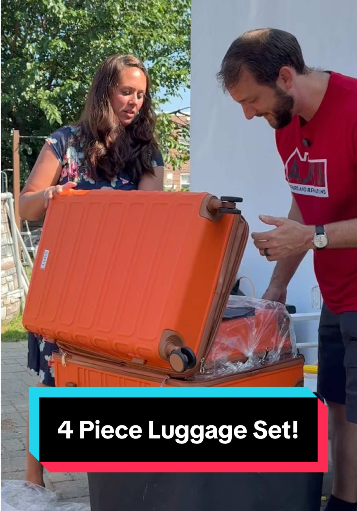 4 Piece Luggage Set Deal! #luggage #luggageset #travelessentials 