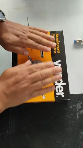 Esse aerógrafo me surpreendeu. Gostei muito da qualidade dele. #aerografia #aerografo #melhoraerografo #micropintura  #pintandoiscaartificial 