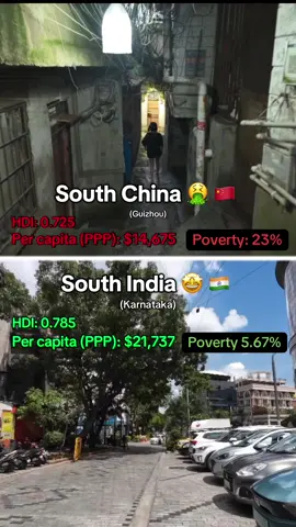 South India vs south China #foryou #india #developed #china #comparison 