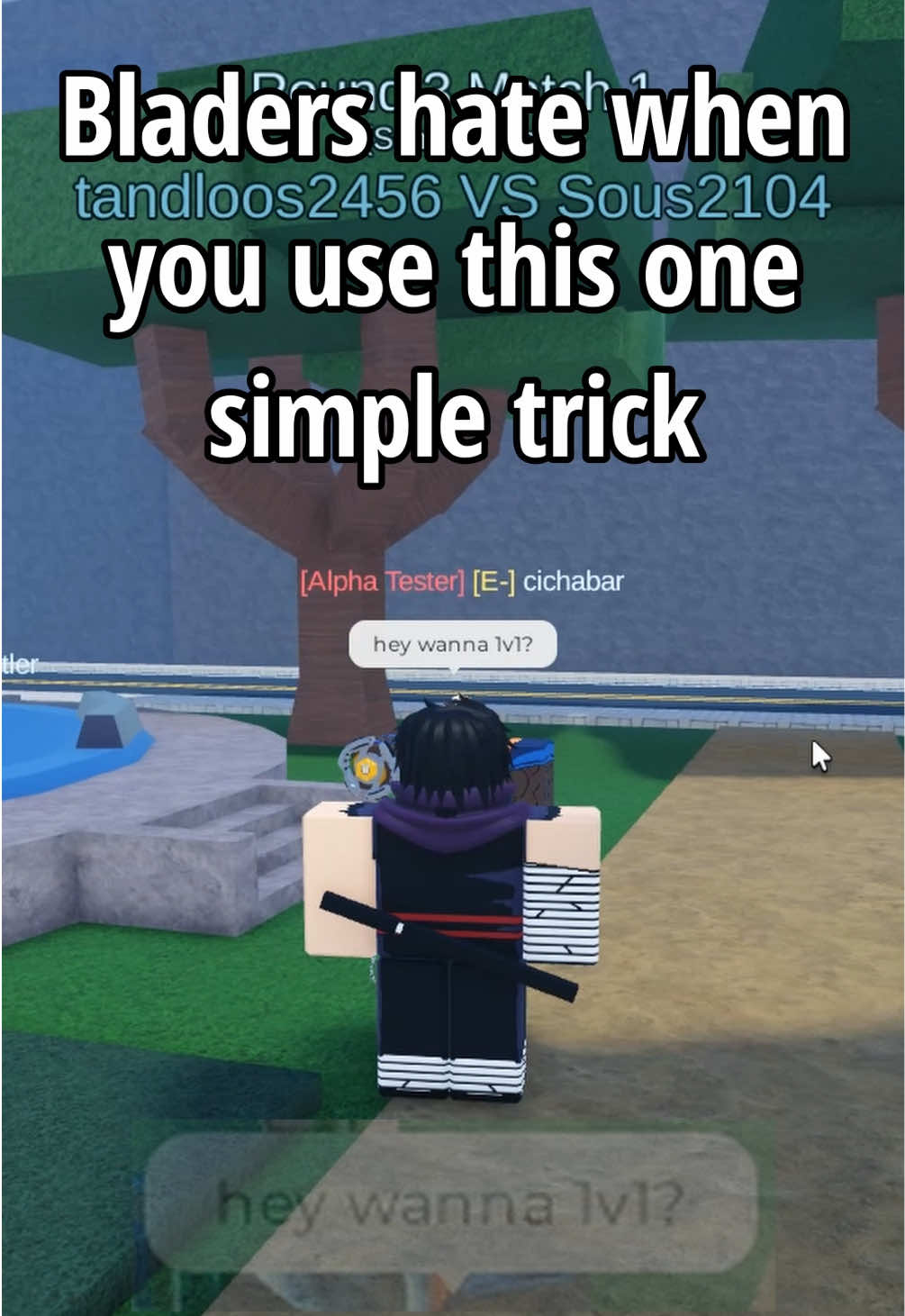 They hate one you use this one simple trick in battle. Game name: Totally Accurate Tops #fyp #beyblade #roblox #blade #foryou 