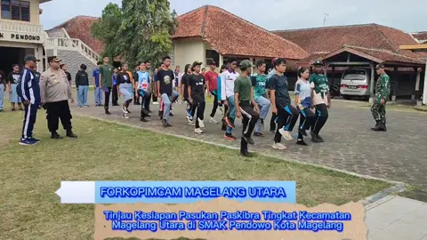 Magelang Utara - Forkompimcam Magelang Utara tinjau Kesiapan Pasukan Paskibra Hari Proklamasi Kemerdekaan RI 17 Agustus 2025 di SMAK Pendowo Kota Magelang. Selasa, (12/8/2025) #polresmagelangkota #polsekmagelangutara #forkopimcammagelangutara 