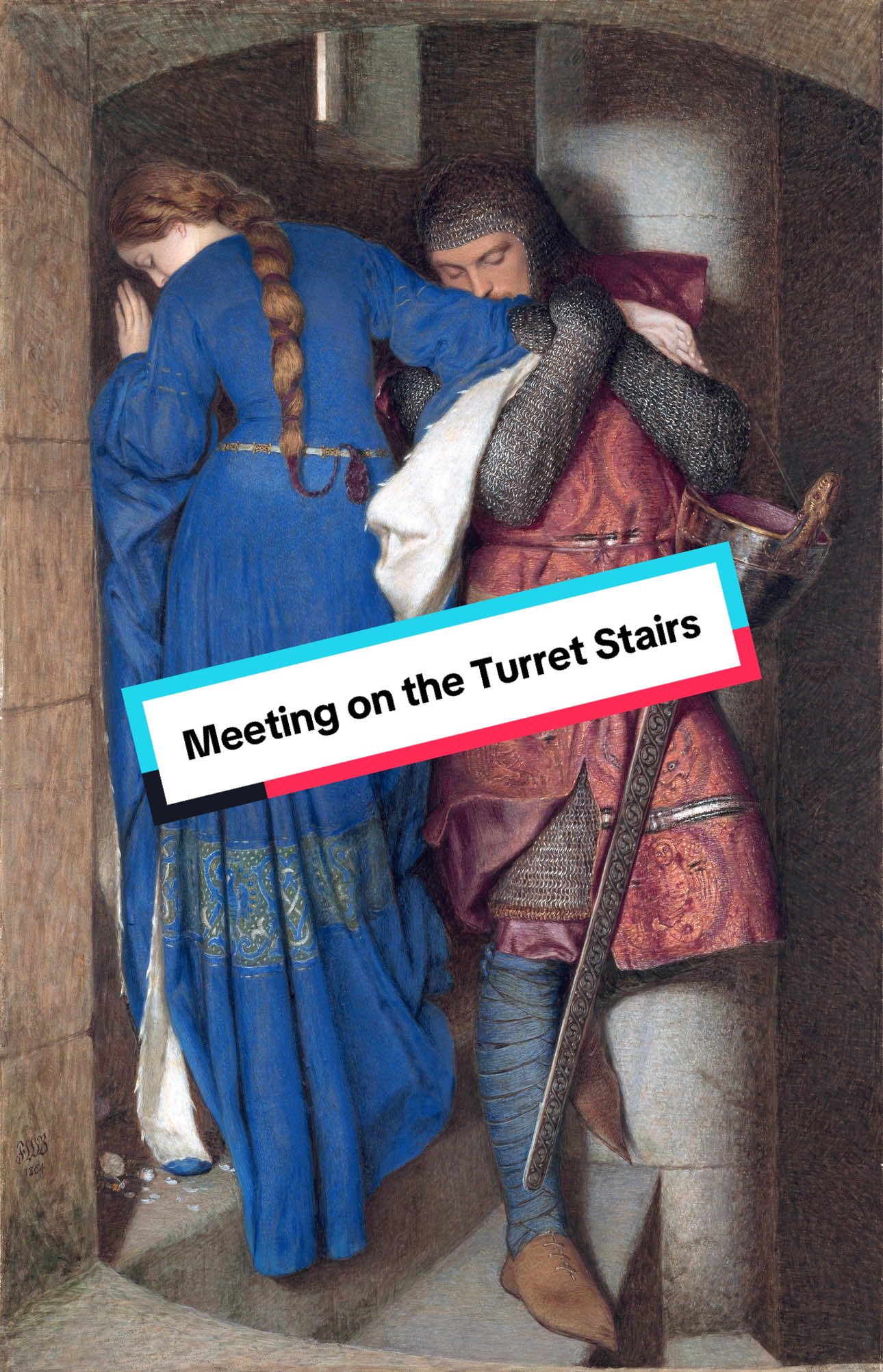 I think of this painting every time I walk up a spiral staircase. #History #arthistory #medieval #art #paintings 