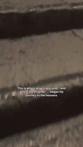 Subhanalladhi asra bi’abdihi… Glory be to the One who took His servant by night…From this blessed land, the Prophet ﷺ ascended on the Night Journey Al-Isra wal-Mi’raj. A place where prophets once walked, where angels descend, and where the hearts of believers are pulled without reason, except that Allah put the love of it in us. This dunya is temporary… but this land will forever carry the footsteps of truth #fyp #islamic #muslimtiktok 