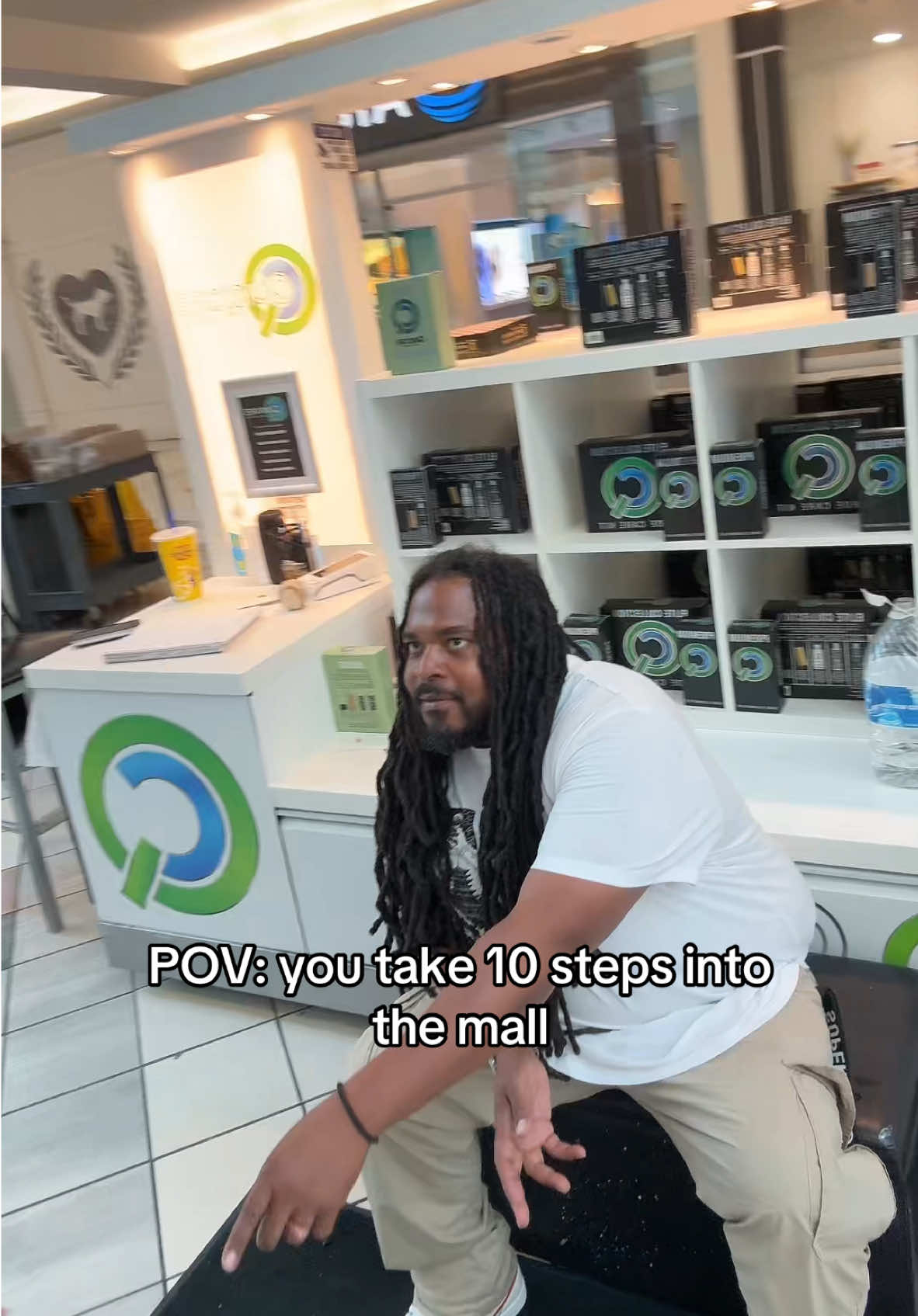 Didn’t even make it to escalator #beantownlouie #fyp #mall #shoecleaner #viral #boston #trolling 